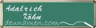Adalrich Köhn Visitenkarte